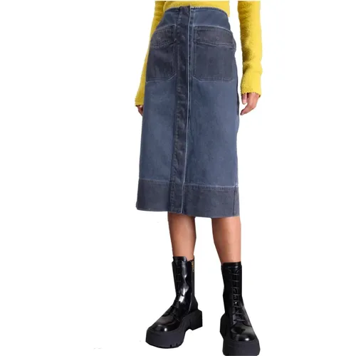 Denim Skirt for Women , female, Sizes: M, S - SPORTMAX - Modalova