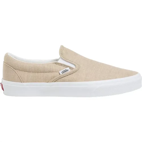 Classic Slip-On Summer Linen Shoes , male, Sizes: 11 UK, 6 UK, 7 UK, 10 UK - Vans - Modalova