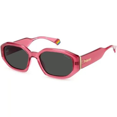 Rosa polarisierte Sonnenbrille für Frauen - Polaroid - Modalova