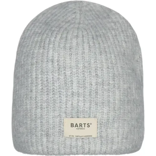 Gerippte Beanie Mütze mit Label-Patch - Barts - Modalova