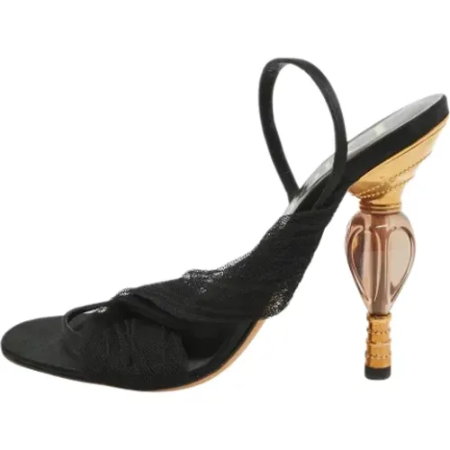 Pre-owned Mesh sandals , female, Sizes: 4 UK - Dior Vintage - Modalova
