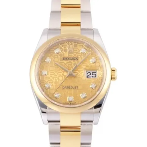 Pre-owned Silver Metal Rolex Watch , female, Sizes: ONE SIZE - Rolex Vintage - Modalova