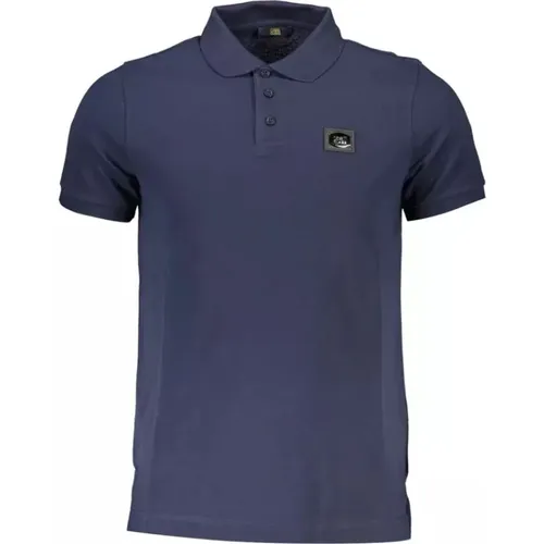 Cotton Polo Shirt with Applique , male, Sizes: L, S, XL, M - Cavalli Class - Modalova