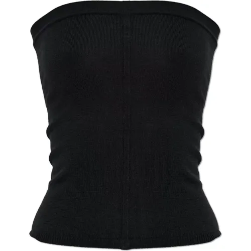 Sleeveless Tops, female, , Size: XS Tube Top - Rick Owens - Modalova