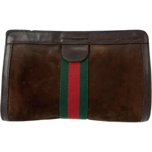 Pre-owned Leder clutches - Gucci Vintage - Modalova