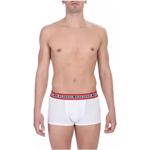 Cotton Underwear Trunk Bi-pack , male, Sizes: S, 2XL, XL, M, L - Bikkembergs - Modalova