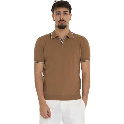 Polo Shirts, male, , Size: 3XL Short sleeve cotton polo shirt - Gran Sasso - Modalova