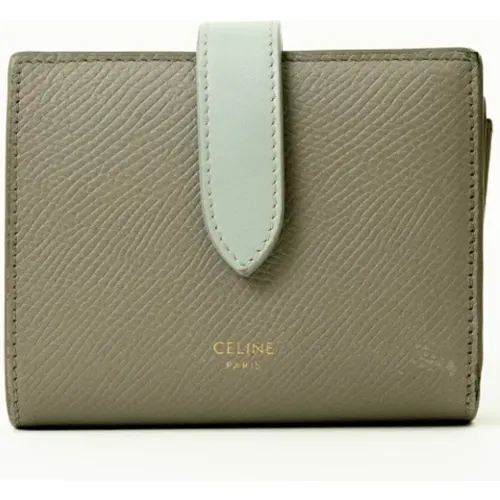 Pre-owned Wallets, female, , Size: ONE SIZE Pre-owned Leather wallets - Celine Vintage - Modalova