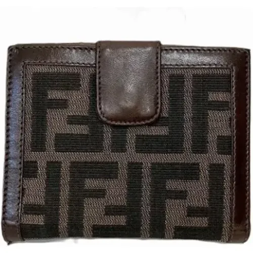 Pre-owned Wallets, female, , Size: ONE SIZE Pre-owned Leather wallets - Fendi Vintage - Modalova