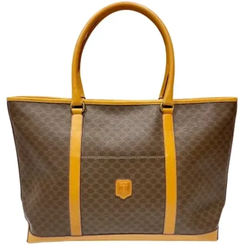 Pre-owned Tote Bags, female, , Size: ONE SIZE Pre-owned Leather celine-bags - Celine Vintage - Modalova