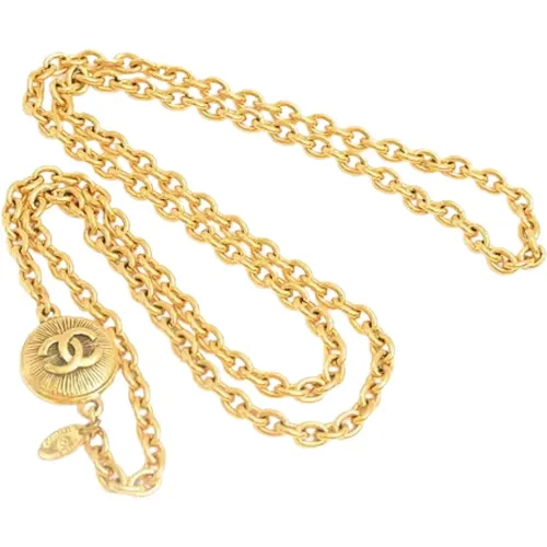 Pre-owned Jewellery, female, , Size: ONE SIZE Pre-owned Metal necklaces - Chanel Vintage - Modalova