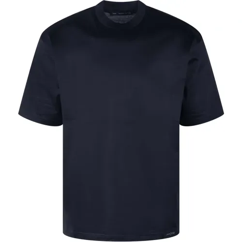 Baumwoll-Jersey Basic T-Shirt FW24,Baumwoll-Jersey Rundhals T-Shirt - Low Brand - Modalova