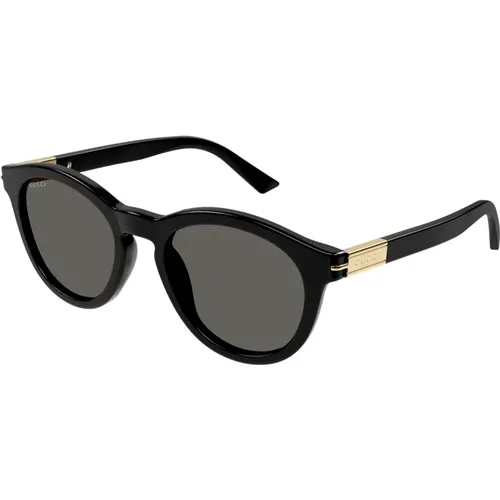 Gold/Grey Sunglasses,Stylish Sunglasses in Havana/Grey,Stylische Sonnenbrille Gg1501S - Gucci - Modalova