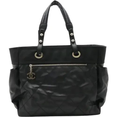 Pre-owned Tote Bags, female, , Size: ONE SIZE Pre-owned Leather chanel-bags - Chanel Vintage - Modalova