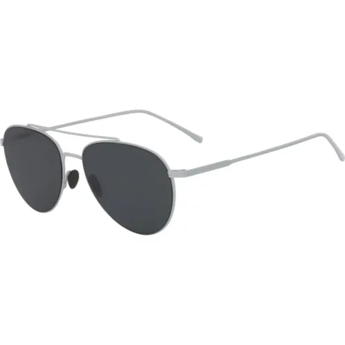 Sonnenbrille Schwarz und Weiß Matt,Sonnenbrille Silber/Schwarz Matt - Lacoste - Modalova