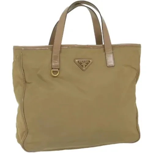 Pre-owned Tote Bags, female, , Size: ONE SIZE Pre-owned Nylon handbags - Prada Vintage - Modalova