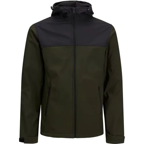 Marvin Softshell Jacke mit Kapuze , Herren, Größe: M - jack & jones - Modalova