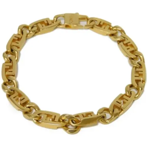 Pre-owned Jewellery, female, , Size: ONE SIZE Pre-owned Gold bracelets - Fendi Vintage - Modalova