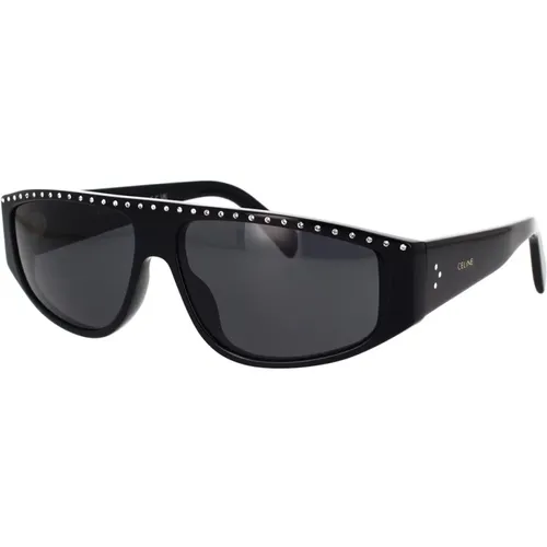Geometrische Sonnenbrille mit Strass-Detail,Sunglasses - Celine - Modalova