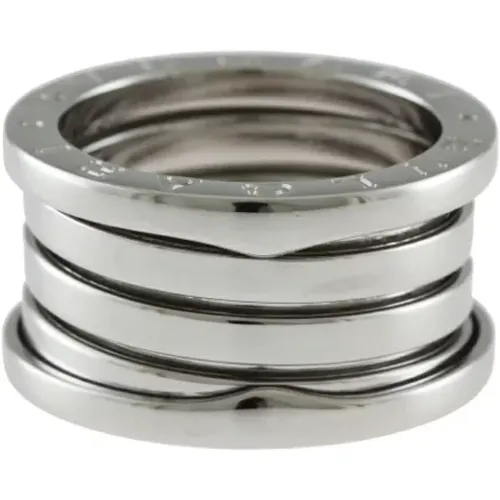 Pre-owned Jewellery, female, , Size: ONE SIZE Pre-owned White Gold rings - Bvlgari Vintage - Modalova