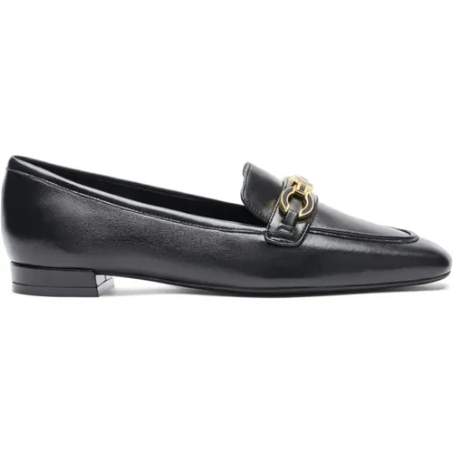 Quadratischer Loafer mit SW-Logo-Ornament , Damen, Größe: 37 1/2 EU - Stuart Weitzman - Modalova