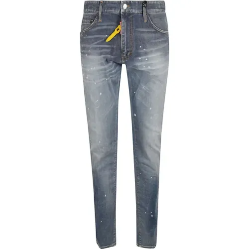 Artistic Slim-fit Jeans , male, Sizes: S - Dsquared2 - Modalova
