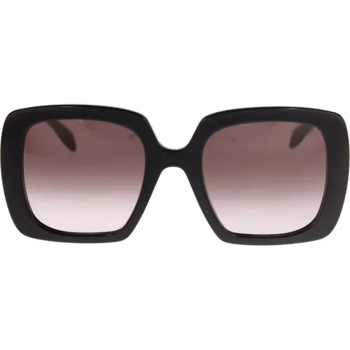 Iconic Sunglasses with Gradient Lenses , female, Sizes: 54 MM - alexander mcqueen - Modalova