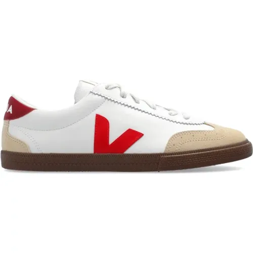 Volley O.t. Leather sneakers , female, Sizes: 8 UK, 4 UK, 7 UK, 6 UK, 12 UK, 5 UK - Veja - Modalova