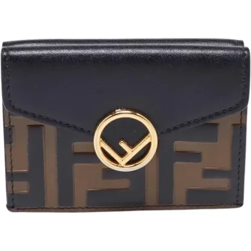 Pre-owned Wallets, female, , Size: ONE SIZE Pre-owned Leather wallets - Fendi Vintage - Modalova