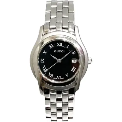 Pre-owned Stainless Steel watches , female, Sizes: ONE SIZE - Gucci Vintage - Modalova