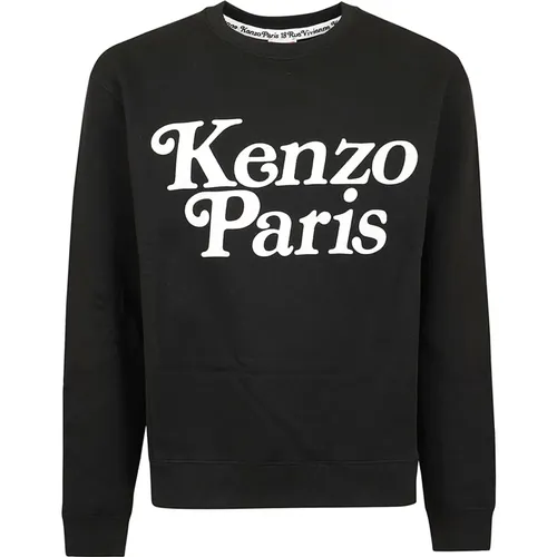 Schwarzer Sweatshirt , Herren, Größe: L - Kenzo - Modalova