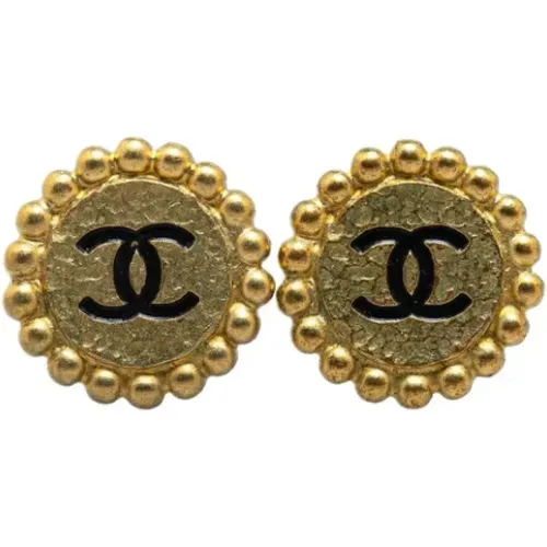 Pre-owned Jewellery, female, , Size: ONE SIZE Pre-owned Metal earrings - Chanel Vintage - Modalova