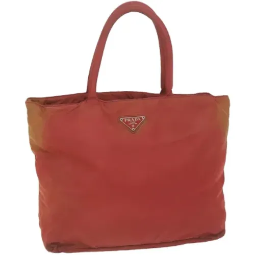 Pre-owned Tote Bags, female, , Size: ONE SIZE Pre-owned Nylon handbags - Prada Vintage - Modalova