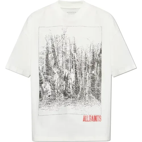 Bracken Print T-Shirt AllSaints - AllSaints - Modalova