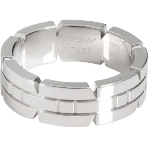 Pre-owned White Gold rings , female, Sizes: ONE SIZE - Cartier Vintage - Modalova