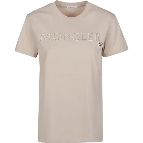 T-Shirt , female, Sizes: L, XS - Moncler - Modalova