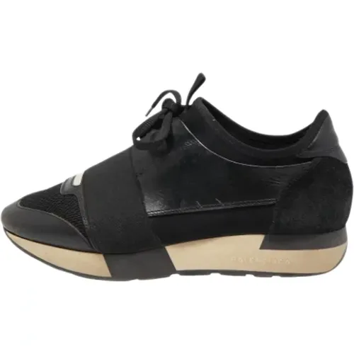 Pre-owned Leather sneakers , female, Sizes: 4 UK - Balenciaga Vintage - Modalova