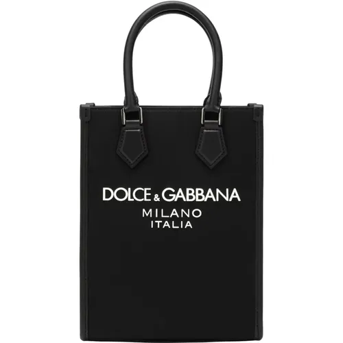 Tote Bags, male, , Size: ONE SIZE Small Crossbody Bag - Dolce & Gabbana - Modalova