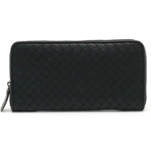 Pre-owned Leather wallets , female, Sizes: ONE SIZE - Bottega Veneta Vintage - Modalova