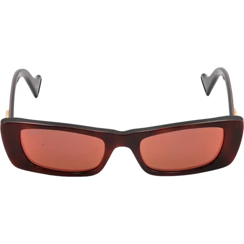 Damen Accessoires Sonnenbrille rot Ss23 , Damen, Größe: ONE Size - Gucci - Modalova