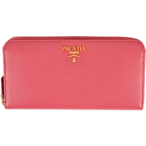 Pre-owned Wallets, female, , Size: ONE SIZE Pre-owned Leather wallets - Prada Vintage - Modalova