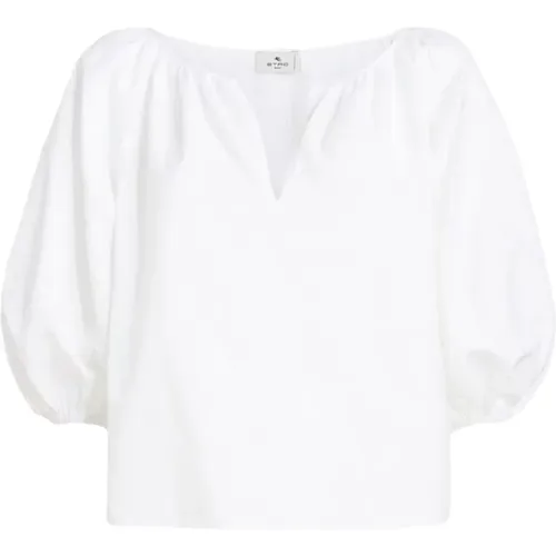 Etro , Top ,White female, Sizes: XS - ETRO - Modalova