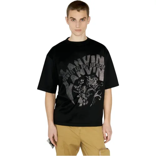 Logo Print Baumwoll T-Shirt Lanvin - Lanvin - Modalova