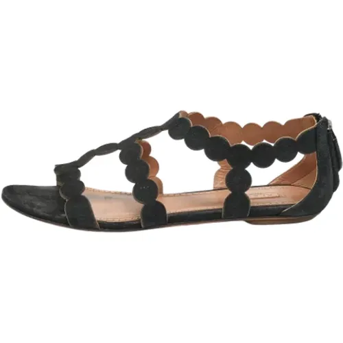 Pre-owned Suede sandals , female, Sizes: 6 UK - Alaïa Pre-owned - Modalova