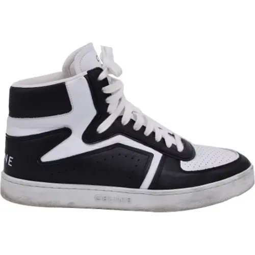 Pre-owned Sneakers, male, , Size: 9 US Pre-owned Leather sneakers - Celine Vintage - Modalova