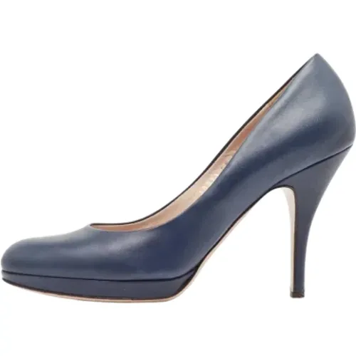 Pre-owned Pumps, female, , Size: 10 1/2 US Pre-owned Leather heels - Salvatore Ferragamo Pre-owned - Modalova