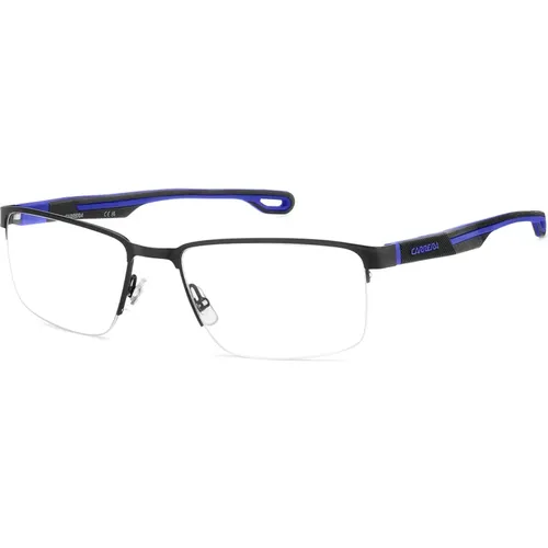 Black Blue Eyewear Frames , unisex, Sizes: 57 MM - Carrera - Modalova