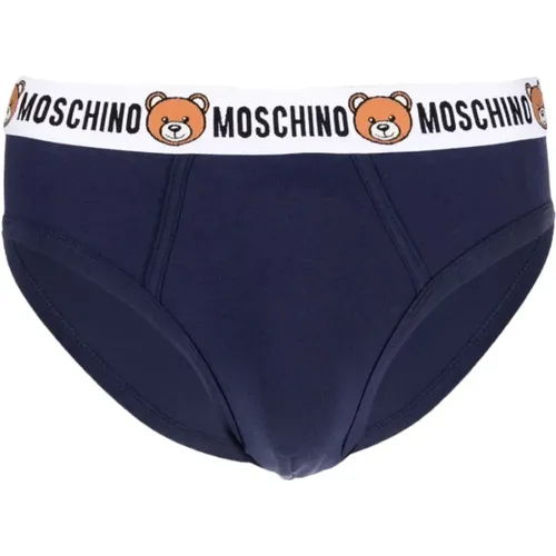 Bottoms, male, , Size: XS Teddy Bear Print Underwear - Moschino - Modalova