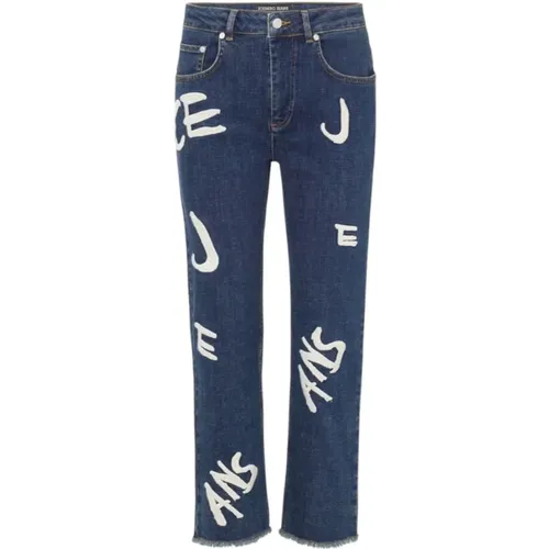 Straight Jeans, female, , Size: W30 Slim Fit Jeans - Iceberg - Modalova