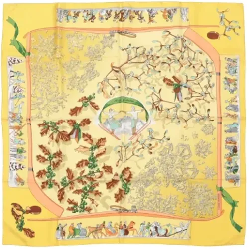 Pre-owned Silk scarves , female, Sizes: ONE SIZE - Hermès Vintage - Modalova